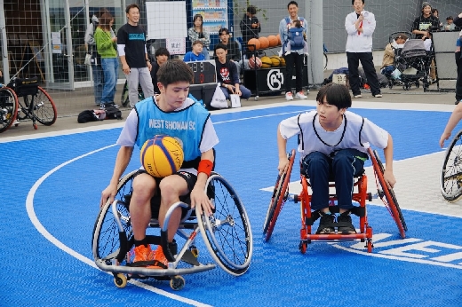 車いすバスケ