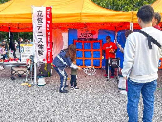 障がい者立位テニス